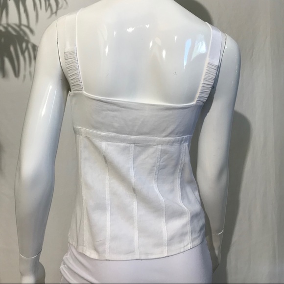 Elie Tahari white tank top - Picture 3 of 11